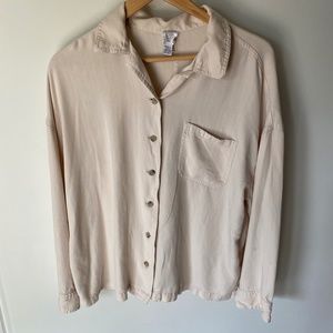 CORE life Blush Button-down Top | Size M